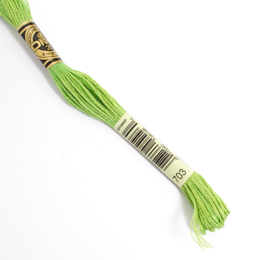 Sewing Supplies, Art & School, DMC, 6 strand, Embroidery floss, 50171, Chartreuse